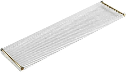 WANLIAN 33-Inch Luxury Bathtub Caddy Tray for Bathroom - Shower Storage Organizer Shelf Accessories (Gold-A) - Bloomnest