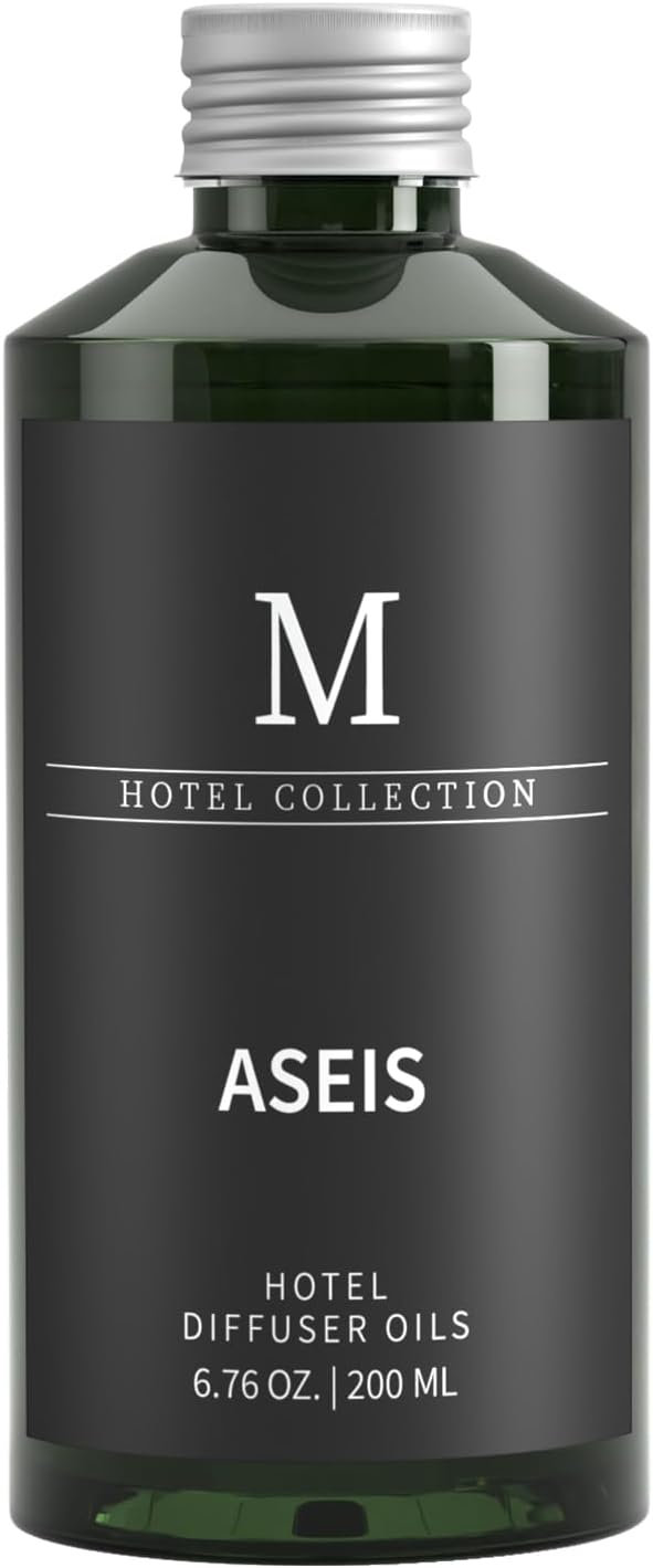 Hotel Collection Diffuser Oil- 6.76 Fl Oz/200ML-ASEIS,Luxury Essential Oils for Diffuser Refill & Machines,Bigger Bottle, Bolder Aroma, Longer Lasting - Bloomnest