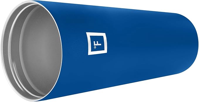 IRON °FLASK Classic Tumbler - Vacuum Insulated Stainless Steel Water Bottle, Double Walled, Drinking Cup, Insulated Travel Mug (Cobalt, 32 oz Solid Lid)