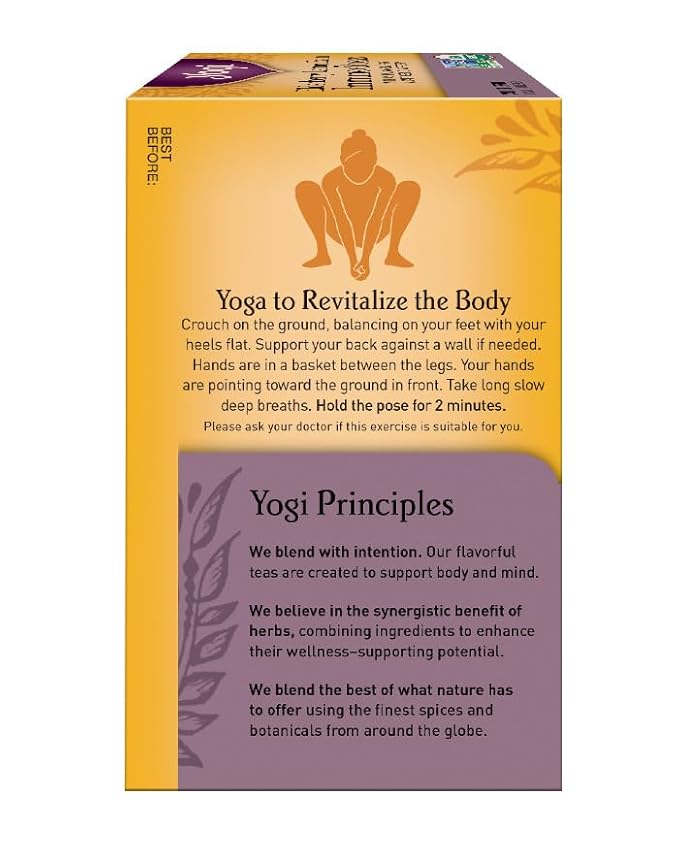 Yogi Tea Organic Lemon Balm Elderberry Immune Stress Tea, 16 CT - Bloomnest