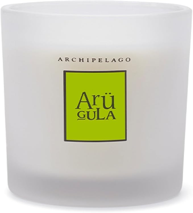 Archipelago Botanicals Hand-Poured Soy Wax Blend Scented Candle with Fragrance Oils, Lead-Free Cotton Wicks, Glass Candle Jar with Gift Box, Burns Approx. 60 Hours, Arugula, 10 Oz. - Bloomnest