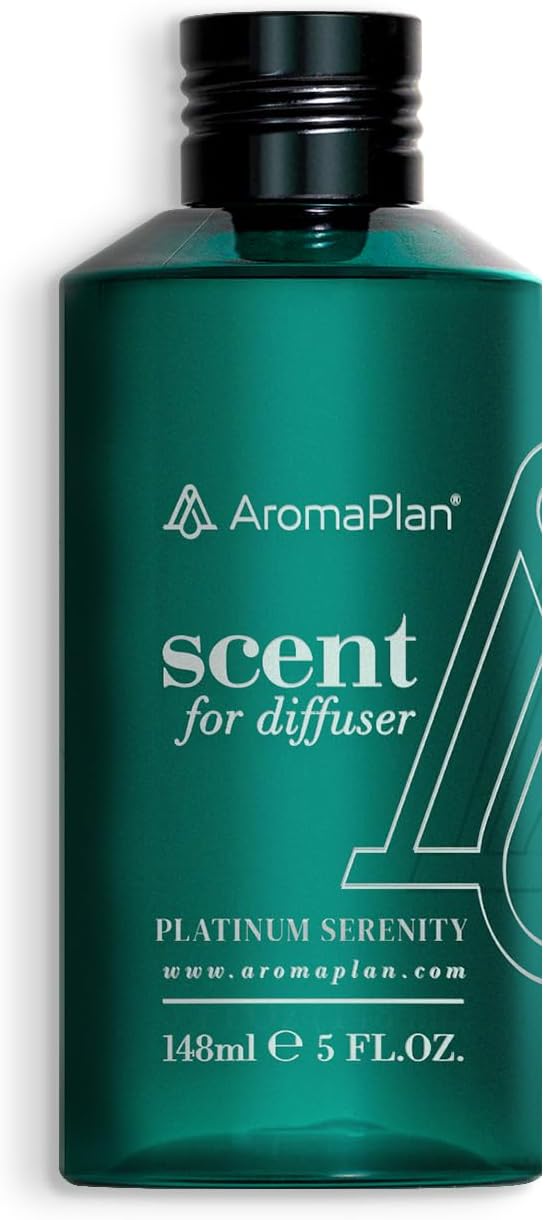 AromaPlan Hotel Scents Platinum Serenity 5 Fl Oz (148ml), Home Luxury Aroma & Hotel Fragrance Diffuser Oil- Hotel Diffuser Oil for Aromatherapy- USA Made, Bigger Bottle, Bolder Aroma & Longer Lasting - Bloomnest