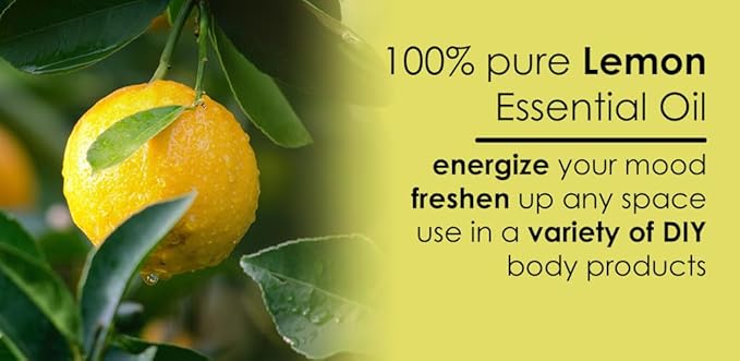 4 oz Lemon Essential Oil (100% Pure & Uncut) - GreenHealth Greenals