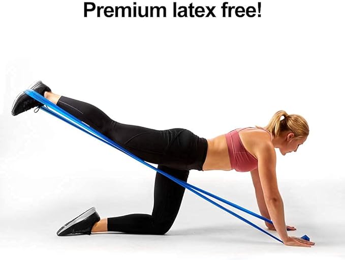 Resistance Band for Working Out - 8,16,24 Yard Resistance Bands Bulk Rolls - 10 Strengths in Light Medium and Heavy Exercise Bands - Latex Free Workout Bands Including iPhone App and e-Book - Bloomnest