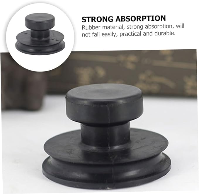 GALPADA 5Pcs Suction Bowl Handle Durable Singing Bowl Lifting Tool for Sound Healing Meditation Strong Absorption Practical Design Protects Buddha Sound Bowls From Scratches - Bloomnest