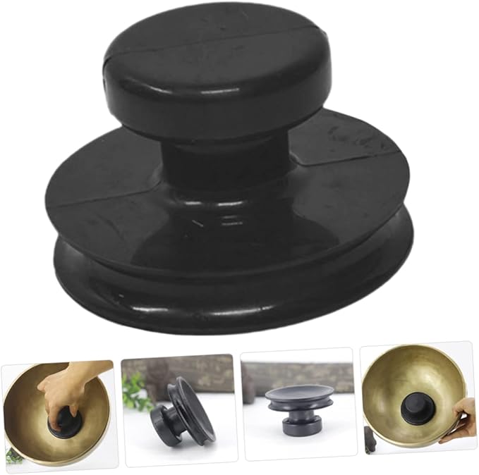UPKOCH Suction Handle for Singing Bowl Durable Lifter with Strong Absorption for Meditation and Sound Therapy Accessory - Bloomnest