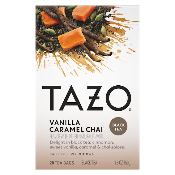 TAZO Tea Bags, (JOY, Passion, Pumpkin Chai, Vanilla Caramel Chai, Wild Sweet Orange, Peachy Green) (2ea) Variety Pack - Bloomnest