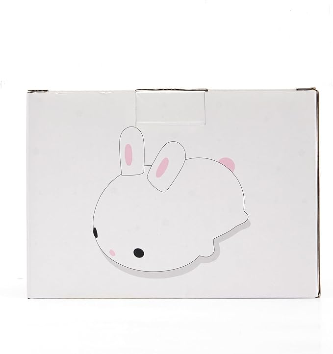 One Fire Bunny Toys for Kids Night Light for Kids, 16 Colors Cute Lamp, Soft Silicone Baby Night Light, 1200mAh Portable Dimmable Touch Lamps, Kawaii Room Decor, Christmas Gifts for College Girls - Bloomnest