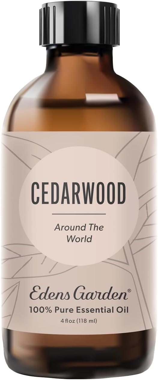 Edens Garden Cedarwood Around The World Essential Oil- 100% Pure Premium Grade, Undiluted, Natural, Therapeutic, Aromatherapy, The Best for Diffuser, Skin, Face, Hair 118 ml (4 fl oz) - Bloomnest