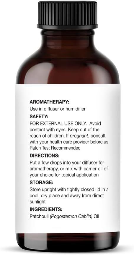 Majestic Pure Essential Oil with Glass Dropper - 100% Pure and Natural - Essential Oils for Diffuser, Aromatherapy, Soap and Candle Making, Patchouli Essential Oil, Patchouli Oil, 1 Fl Oz (Pack of 2) - Bloomnest