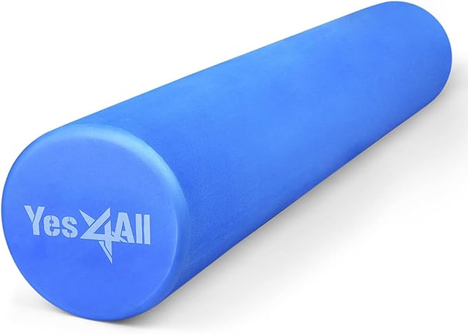 Yes4All EVA Firm Foam Roller for Back - Round Back Roller for Exercise, Yoga & Pilates 12/18/24/36 inch - Bloomnest