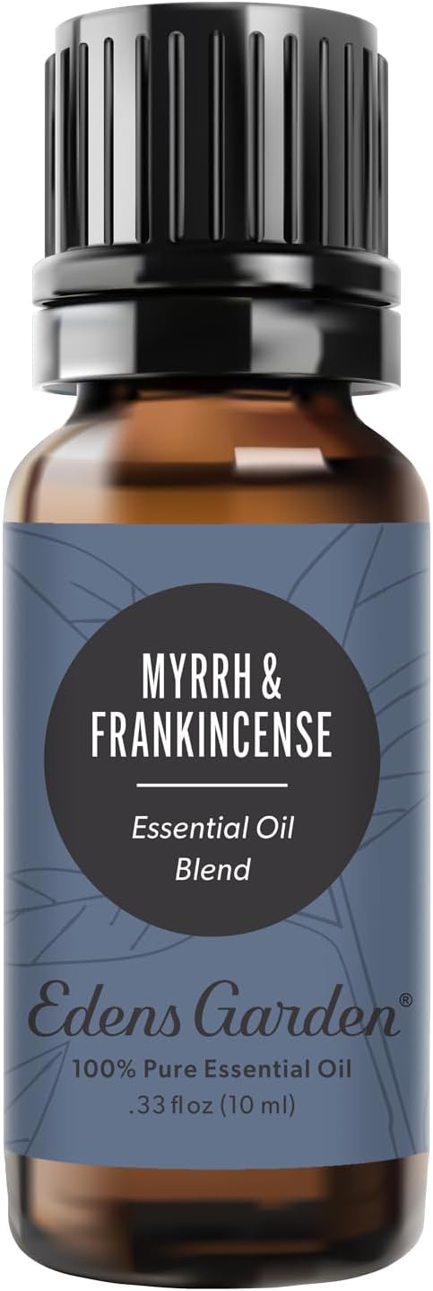 Edens Garden Myrrh & Frankincense Essential Oil Blend- 100% Pure Premium Grade, Undiluted, Natural, Therapeutic, Aromatherapy, The Best for Skin, Face, Kid Safe 10 ml (.33 fl oz) - Bloomnest
