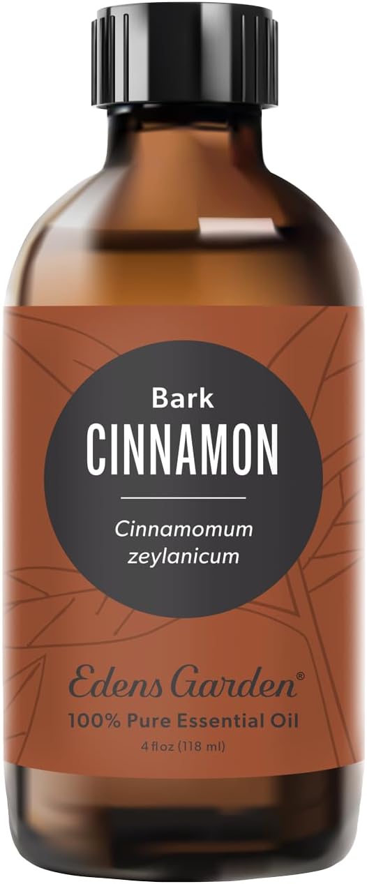 Edens Garden Cinnamon-Bark Essential Oil- 100% Pure Premium Grade, Undiluted, Natural, Therapeutic, Aromatherapy, The Best for Diffuser, Candle, Laundry, Humidifiers 118 ml (4 fl oz) - Bloomnest
