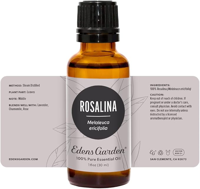 Edens Garden Rosalina Essential Oil- 100% Pure Premium Grade, Undiluted, Natural, Therapeutic, Aromatherapy, The Best for Diffuser, Skin, Humidifiers, Kid Safe 30 ml (1 fl oz) EdensGarden