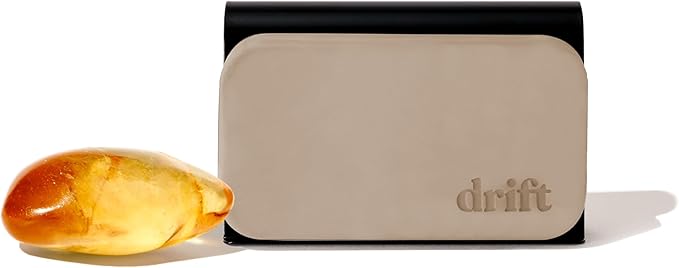 Drift Car Air Freshener - Stone Air Freshener Car Odor Eliminator - Long Lasting Scent - Auto Accessories - Metal Clip - Essential Oils - Clean Ingredients - Amber Scent Starter Kit - Bloomnest