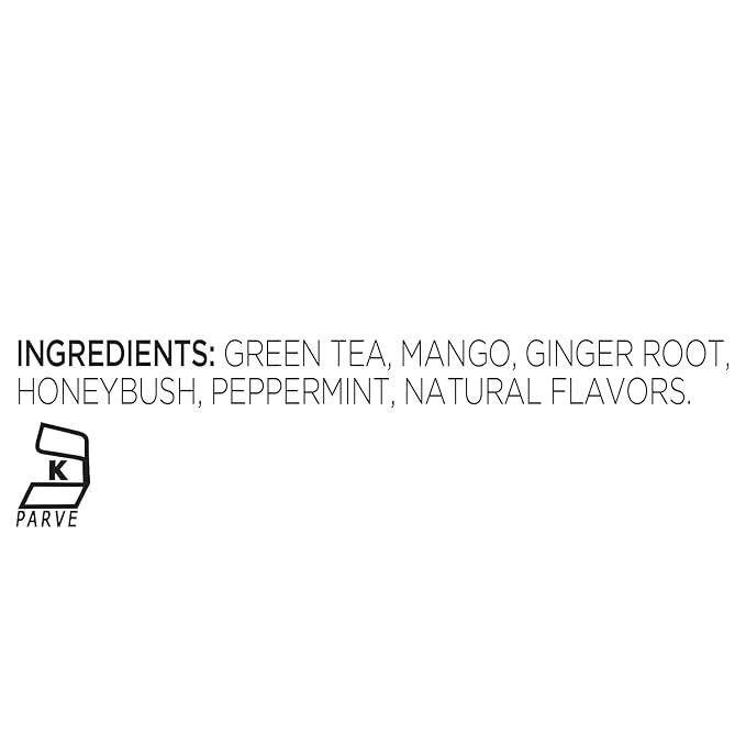 Tea Forte Green Mango Peach Premium Loose Leaf Caffeinated Green Tea Blend Canister, Makes 35-50 Cups