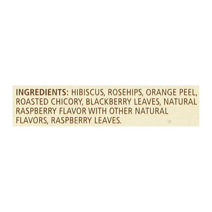 Celestial Seasonings Raspberry Zinger Herbal Tea, Caffeine Free, 20 Tea Bags Box (Pack of 6) - Bloomnest