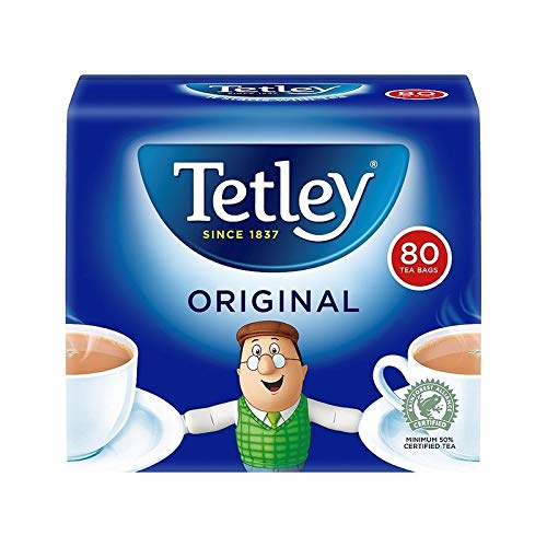 Tetley Tea Bags 80ct (From England) - Bloomnest