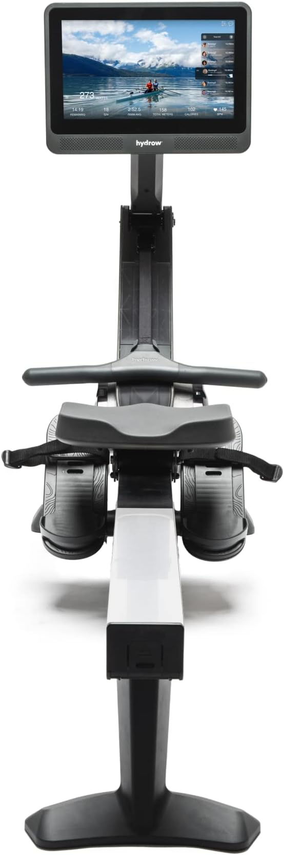 Hydrow Wave Rowing Machine with 16" HD Touchscreen & Speakers - Foldable | Live Home Workouts, Subscription Required - Bloomnest