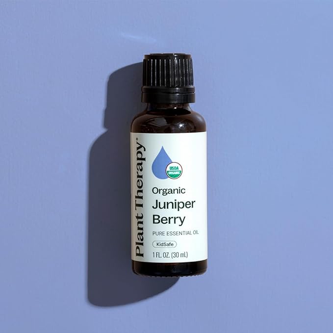Plant Therapy Organic Juniper Berry Essential Oil 100% Pure, Undiluted, Natural Aromatherapy, Therapeutic Grade 10 mL (1/3 oz) - Bloomnest
