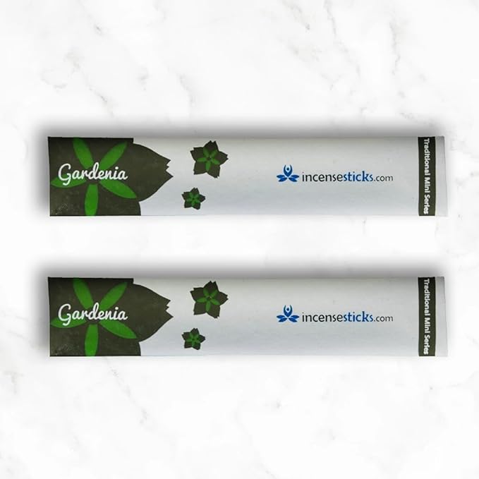 Gardenia Incense Sticks, Pack of 10 Fragrance Sticks - Bloomnest
