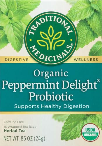 Traditional Medicinals Tea, Organic Rose Hips & Hibiscus - Supports Everyday Wellness - Kosher, Non-GMO, Caffeine-Free - 16 Tea Bags (Pack of 2) - Bloomnest