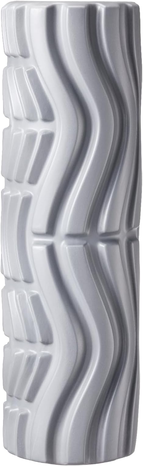 VEVOR Vibrating Foam Roller, 5-Speed Electric Massage Roller, 16" Rechargeable Muscle Roller with 3 Vibration Modes, High Density EVA Foam Massager for Deep Tissue, Back Pain Relief, Exercise Recovery - Bloomnest