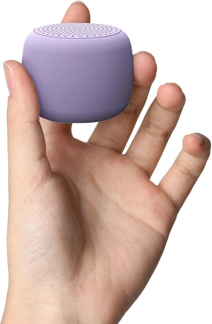 White Noise Machine Babelio Mini Sound Machine for Adults Kids Baby | 15 Non-looping Sounds | Timer | Easy to Pocket and Travel - Purple - Bloomnest