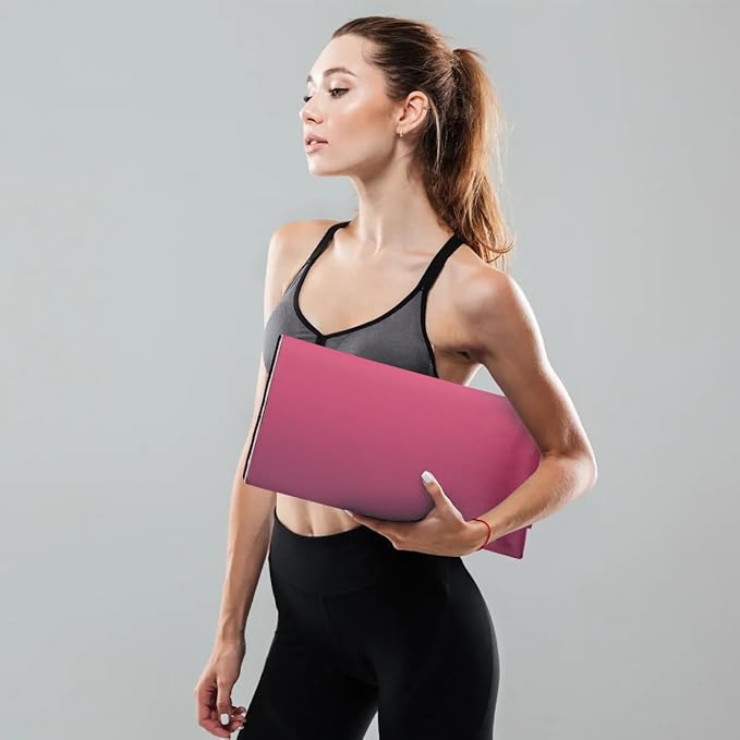Custom Name Yoga Mat,Personalized Travel Yoga Exercise Mat,Non Slip,Perfect for Kids & Adults,Gradient Color E Series - Bloomnest