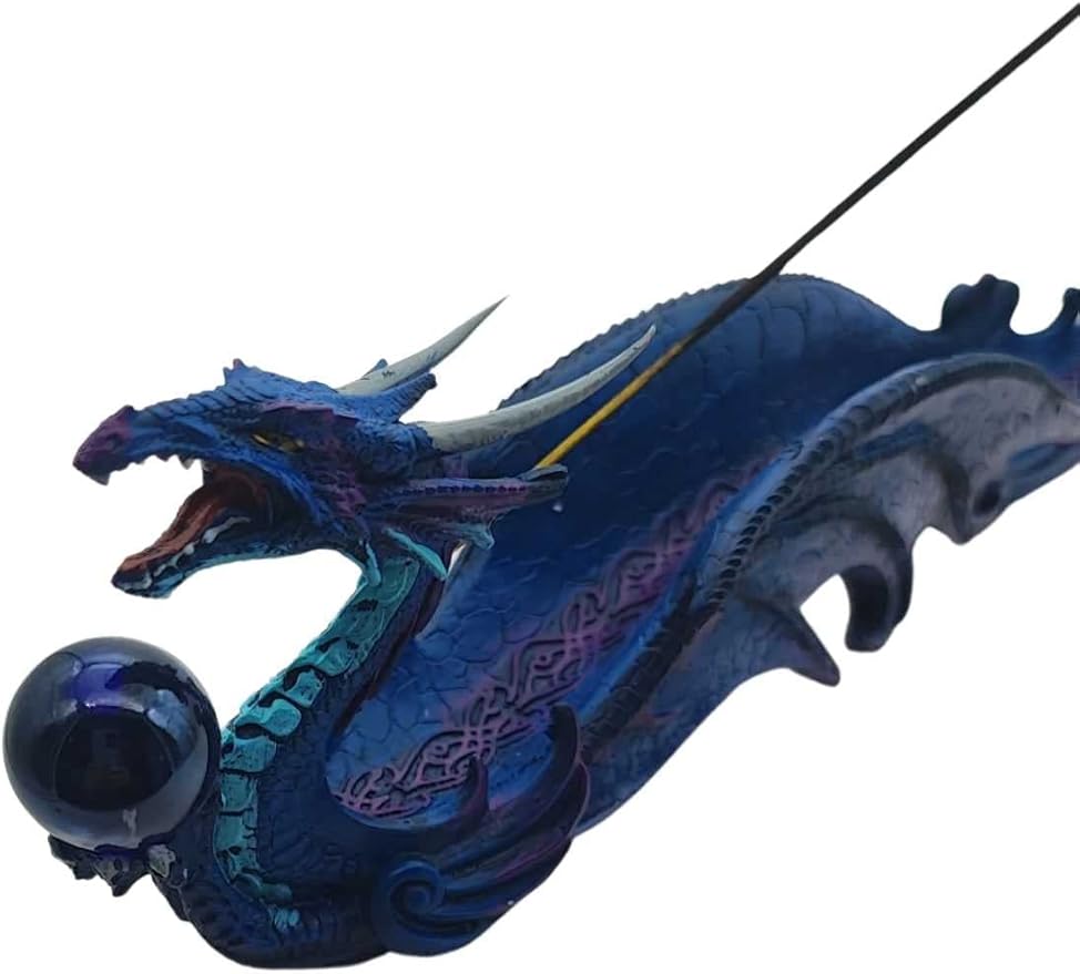 Kheops Purple Dragon Incense Holder with Orb - Bloomnest