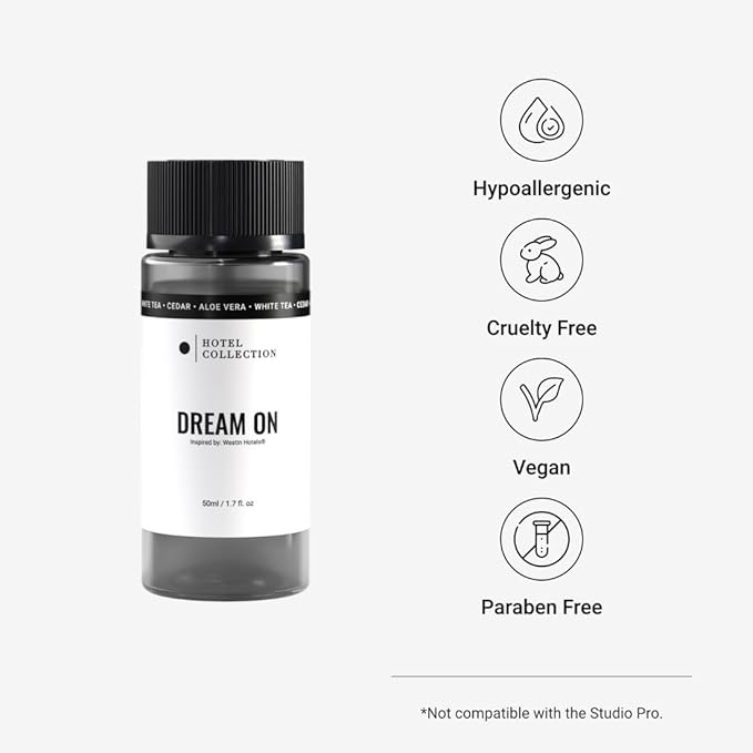Hotel Collection Diffuser Oil - Dream On - Aromatherapy Essential Fragrance Oil - Bright White Tea, Sweet Vanilla, & Earthy Cedar - 50ML 1.7 Fl oz - Bloomnest