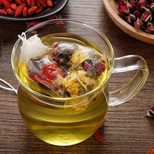 100 Pcs Disposable Tea Bags for Loose Leaf Tea, Biodegradable Tea Filter Bags with Drawstring, Corn Fiber Empty Tea Bags for Loose Leaf Tea (3.54 x 2.75 inch) - Bloomnest
