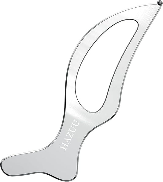 Stainless Steel Guasha Scraping Massage Tool for Soft Tissue Therapy, Ideal for Back, Legs, Arms, Neck, Shoulder Relief (Bird Shape) Bloomnest