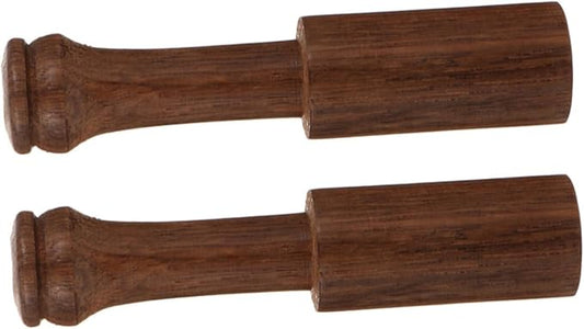 2pcs Wooden Sound Bowl Stick Durable Singing Bowl Mallet for Meditation Portable Striker for Calm and Peaceful Tones - Bloomnest