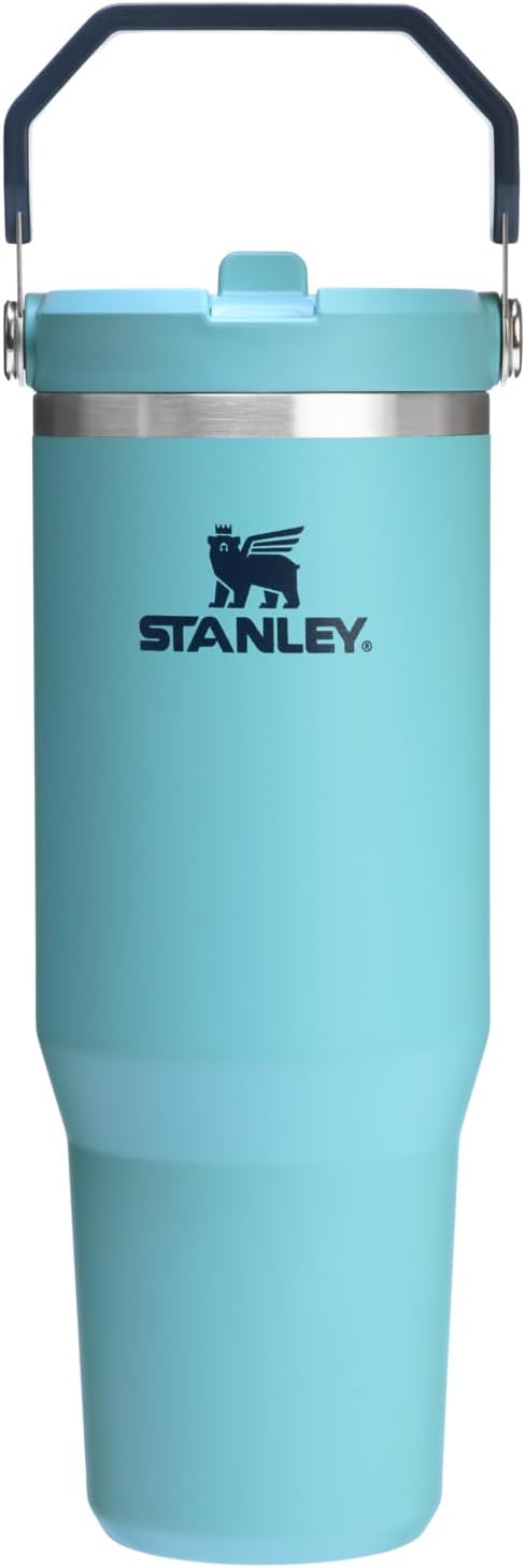 STANLEY IceFlow 2.0 Flip Straw Tumbler with Handle 30 oz | Twist On Lid and Flip Up Straw | Leakproof Water Bottle | Insulated Stainless Steel | BPA-Free | Agave - Bloomnest