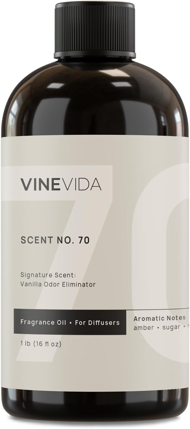VINEVIDA [16 Fl Oz] Vanilla Odor Eliminator Fragrance Oil for Cold Air Diffusers, Essential Oils for Diffuser Oil Refill & Air Freshener Room Spray - Bloomnest