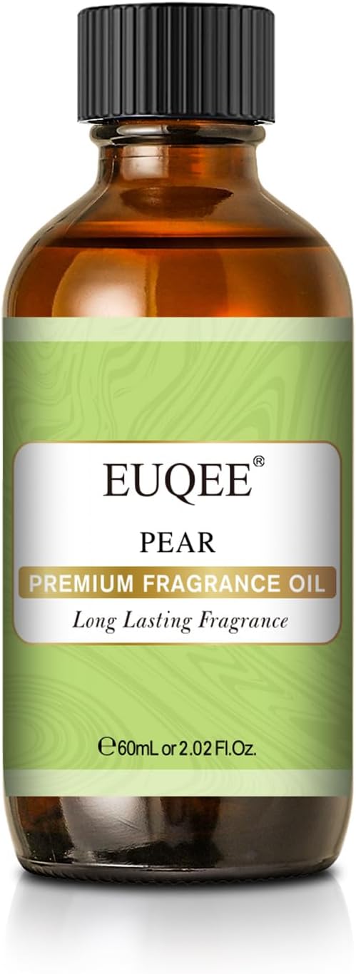 EUQEE Pear Fragrance Oil, Premium Fragrance Essential Oil 2.02 Fl oz for Soap Candle Making, Diffusers, Aromatherapy (60ml) - Bloomnest