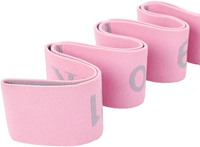 11 Loops Stretch band - Yoga, Pilates, Ballet, and Physical Therapy Stretching strap for Flexibility, Leg Stretching, and Exercise - Durable Stretching equipment for Dance and Fitness - Bloomnest