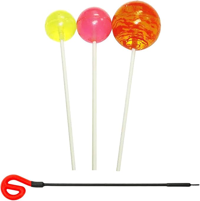 Friction Mallet Set with Emil Richards & eGong Wand - Includes 4 Mallets/For 24" & Larger Gongs/Soft Low Notes & Loud Resonance/For Sound Healing, Meditation, & Yoga/Whale Sounds - Bloomnest