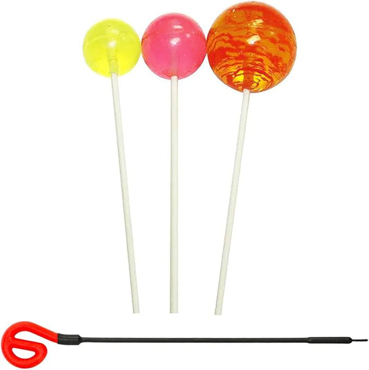 Friction Mallet Set with Emil Richards & eGong Wand - Includes 4 Mallets/For 24" & Larger Gongs/Soft Low Notes & Loud Resonance/For Sound Healing, Meditation, & Yoga/Whale Sounds - Bloomnest