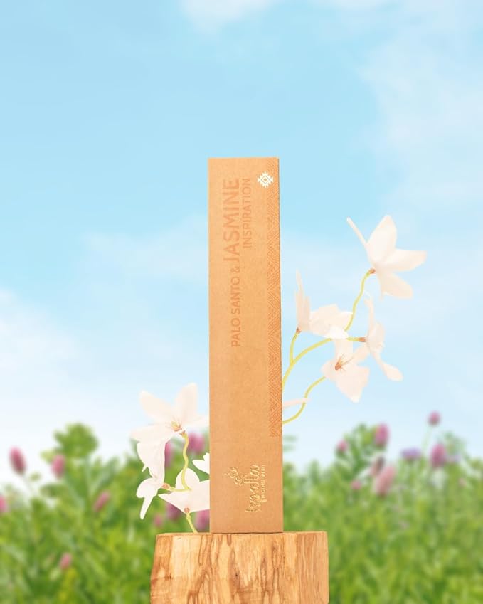 ISPALLA® PALO Santo Jazmin Incense Sticks, Pack of 10, for Inspiration and Creativity, Handmade in Peru, 100% Natural & Vegan Bloomnest