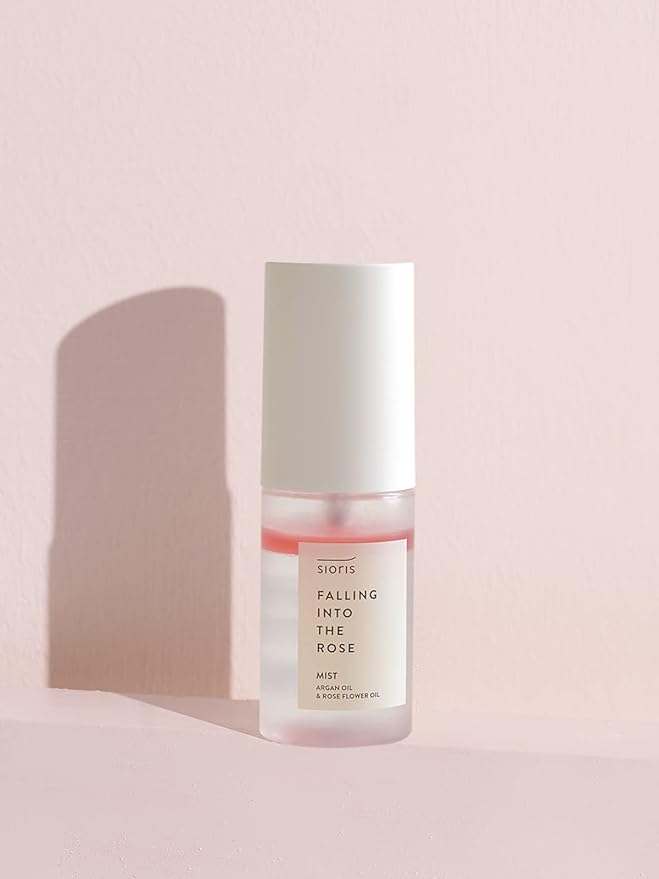 SIORIS Falling Into The Rose Mist Mini 1 Fl Oz for Traveling. 3in1 Multi-Care Mists Toner+Mist+Serum for Hydration & Oil Balance Certified by Cosmos Organic and Vegan Korean Skincare. - Bloomnest