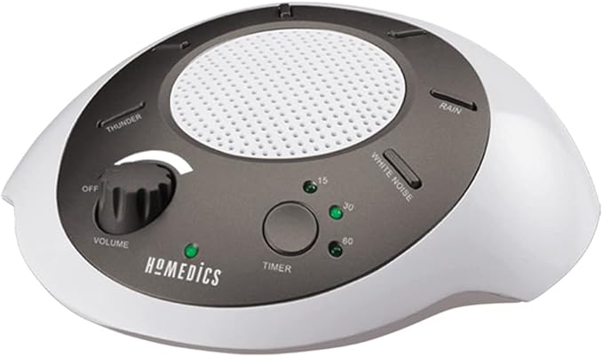 Homedics SoundSleep White Noise Sound Machine, Gold, Small Travel Sound Machine with 6 Relaxing Nature Sounds, Portable Sound Therapy for Home, Office, Nursery, Auto-Off Timer, by Homedics - Bloomnest