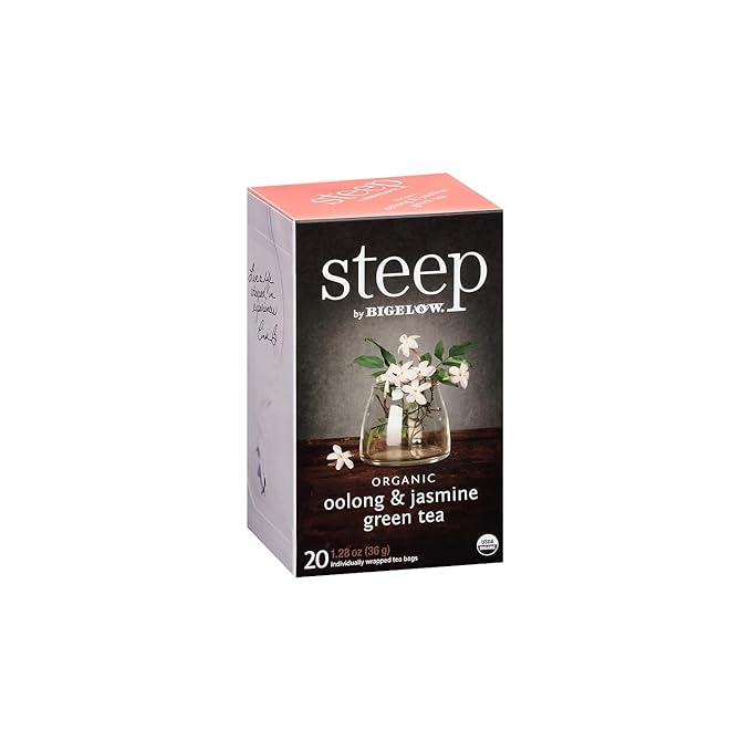 Steep Oolong and Jasmine Tea Bags, 20/Box (17714) - Bloomnest