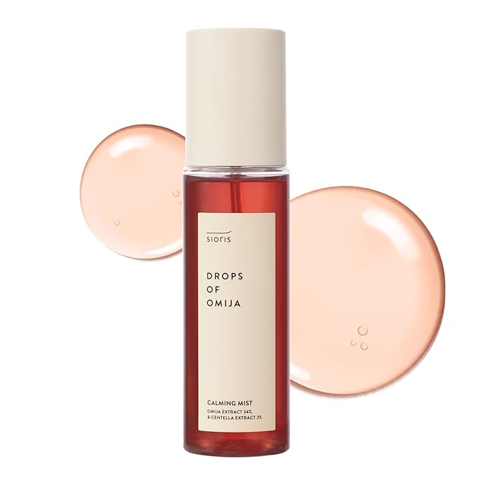 SIORIS Drops of Omija Calming Mist (3.38 fl. oz) features 34% organic Omija, calming & rejuvenating skin, and controlling sebum with mild acidity for a healthy skin - Bloomnest
