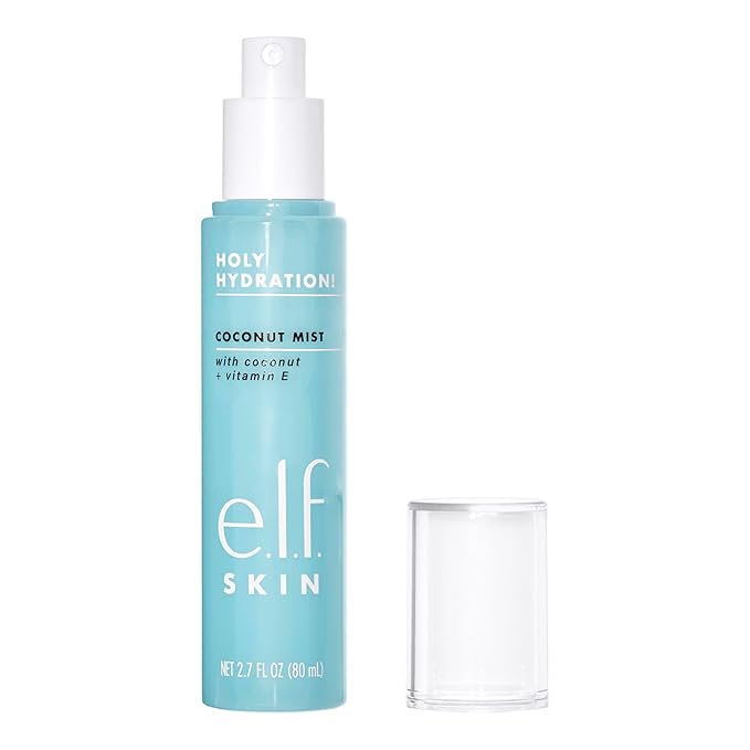 e.l.f. SKIN Holy Hydration! Hydrating Coconut Mist, Refreshes, Soothes & Invigorates Skin, Tropical Scent, 2.7 Fl Oz (Pack of 1) - Bloomnest