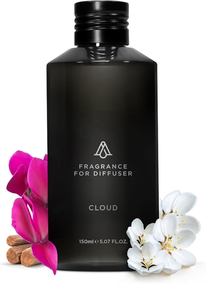AromaPlan Hotel, Home Luxury Scents, Cloud 5.07 Fl Oz (150ml) | Fragrance for Cold Air & Waterless Diffuser Oil | Home Luxury & Hotel Scent for Aromatherapy- USA Made, Bigger Bottle & Longer Lasting - Bloomnest
