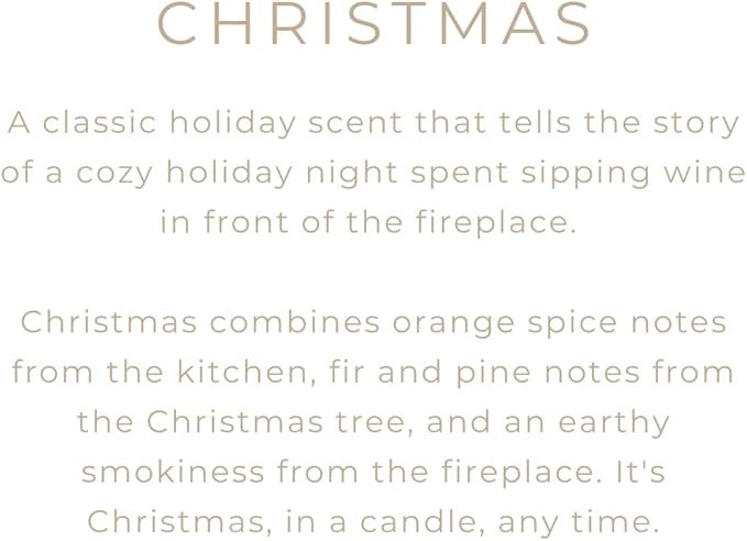 River Birch Candles Christmas Scented Candle | Premium, All-Natural, Non-Toxic, Soy Candles | 16oz 90 Hr Burn Time | Cozy Relaxing Gifts for Home - Bloomnest