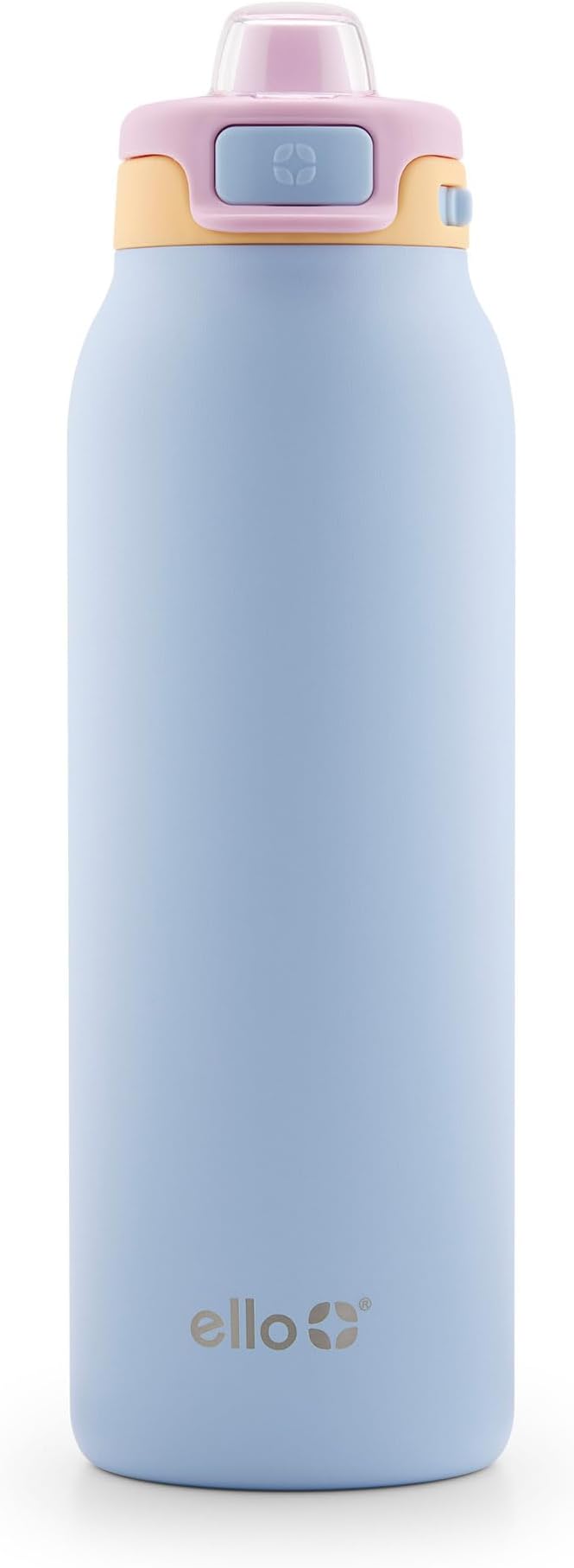 Ello Pop & Fill Insulated Stainless Steel Water Bottle with Quick Fill Lid, Leakproof Locking, Sip or Chug Spout, BPA-Free, Double Wall Vacuum Insulated for Sports, Travel & School- 22oz / 32oz / 40oz Ello