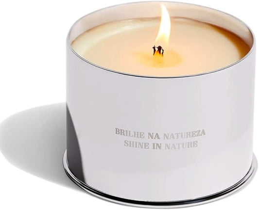 COSTA BRAZIL | Vela Candle - Luxury Clean Jungle Scent - Brazilian Botanicals - 100% Natural, Plant-Based Wax - 60-Hour Burn Time - 1ct, 16.5 oz. - Bloomnest